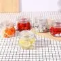 Bouteilles de Conservation de Cornichons Scellées, avec Miel, Citron, Contenant avec Couvercle, Organisateur de Cuisine Miniature en Verre Blanc Bouteilles de Conservation de Cornichons Scellées, avec Miel, Citron, Contenant avec Couvercle, Organisateur de Cuisine Miniature en Verre Blanc