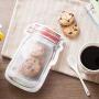 10Pc Preservation Fridge Freezing Food Storage Reusable Jar Bags Fresh Produce Food Storage Ziplock Bag Portable Transparent Food Storage Bag