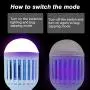 pzqzmar Bug Zapper Light Bulb, 2 in 1 Mosquito Killer Lamp LED Electric Insect Fly Killer Lamp Fits E26 Light Socket for Indoor and Outdoor pzqzmar Bug Zapper Light Bulb, 2 in 1 Mosquito Killer Lamp LED Electric Insect Fly Killer Lamp Fits E26 Light Socket for Indoor and Outdoor
