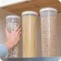 Kitchen Storage Box Food Storage Container Closed - Durable Plastic - Controlled Dry Grain/Noodle Jar Set 3 Piece - Keeps Fresh Food Kitchen Storage Box Food Storage Container Closed - Durable Plastic - Controlled Dry Grain/Noodle Jar Set 3 Piece - Keeps Fresh Food