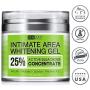 Intimate Whitening Cream - Made in USA Skin Lightening Gel for Body, Face, Bikini and Sensitive Areas - Underarm Bleaching Cream with Mulberry Extract, Arbutin, Licorice Extract - 1.7oz