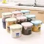 Kitchen Food Storage Jar Airtight Food Storage Kitchen Glass Jar Moisture-Proof Home Multi-Purpose Jam Bottle Cruet Plastic Transparent Milk Powder Sealing Box