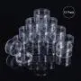BENECREAT 12 Pack 2.2''x1.33'' (50ml) Empty Clear Plastic Bead Storage Container jar with Rounded Screw-Top Lids for Beads, Nail Art, Glitter, Make Up, Cosmetics and Travel Cream BENECREAT 12 Pack 2.2''x1.33'' (50ml) Empty Clear Plastic Bead Storage Container jar with Rounded Screw-Top Lids for Beads, Nail Art, Glitter, Make Up, Cosmetics and Travel Cream