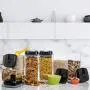 Shazo Airtight Food Storage Container (Set of 6) - BONUS Measuring Cups & Spoons Set - Labels & Marker - Durable Plastic - BPA Free - Clear Plastic w/Lids - Air Tight Snacks Pantry & Kitchen Container Shazo Airtight Food Storage Container (Set of 6) - BONUS Measuring Cups & Spoons Set - Labels & Marker - Durable Plastic - BPA Free - Clear Plastic w/Lids - Air Tight Snacks Pantry & Kitchen Container