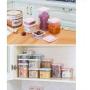 Sealed Grain Storage Container Food Nut Milk Powder Tea Portable Kitchen Refrigerator Transparent Plastic Storage Box Food Dispensers