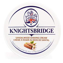 Knightsbridge - Sandalwood Shaving Cream 6.0 oz Made in England