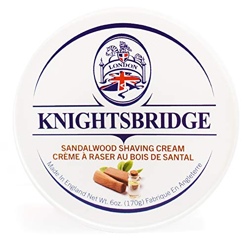 Knightsbridge - Sandalwood Shaving Cream 6.0 oz Made in England