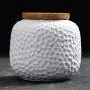 Honeycomb Grain Ceramic Tea Can Kitchen White Mini Seal Wooden Lid Seasoning Jar Nordic Red Simple Coffee Candy Storage Tank Condiment bottles (Color : 3) Honeycomb Grain Ceramic Tea Can Kitchen White Mini Seal Wooden Lid Seasoning Jar Nordic Red Simple Coffee Candy Storage Tank Condiment bottles (Color : 3)