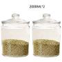 Glass Sealed Jars, Kitchen Household Grain Storage Tanks, Storage Rice/Pasta/Oatmeal/Kimchi