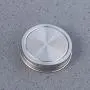 UPKOCH Edelstahl Mason Jar Deckel mit O-Ring-Silikon Dichtungen, Wiederverwendbar und Dicht für Lagerung, 86mm