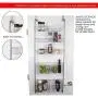 Home Basics Over the Door Pantry Spice and Jar Rack Organizer 5-Tier Storage for Multipurpose Use For Kitchen Cabinets, Bedrooms and Playrooms Home Basics Over the Door Pantry Spice and Jar Rack Organizer 5-Tier Storage for Multipurpose Use For Kitchen Cabinets, Bedrooms and Playrooms