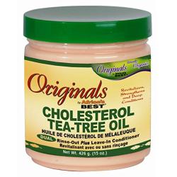 Africas Best Conditioner Originals Cholesterol Tea Tree 15 Ounce Jar (443ml)