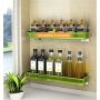Spice Racks Wall Mounted Jar Bottle Storage Rack for Kitchen Cabinet Pantry Door
