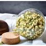 500 Ml (17 Fl Oz) Round Clear Glass Favor Jar Food Storage Container with Cork Lid Perfect for Cookie Candy Spice Tea Cereal Storage