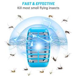 Shootingstar Bug Zapper Indoor Plug in, Indoor Mosquito Killer for Home, Electric Mosquito and Gnat Zapper Trap Lamp Eliminates Flying Pests 4 Pack