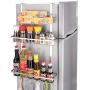 Best Quality Stainless Steel Refrigerator Rack Multi Function Sundries Spice Jars, Kitchen Storage Boxes - Multi Storage Box, Fridge Organizer, Shelf Organizer, Paper Towel Holder, Zt Cabinet