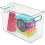 Boîte de Rangement en Plastique mDesign avec Poignées - Pour Cuisine, Cellier, Placard, Réfrigérateur/Congélateur - Organiseur pour Collations, Produits Frais, Légumes, Pâtes – BPA Free, Sans BPA – 2 Pièces – Transparent/Bleu Boîte de Rangement en Plastique mDesign avec Poignées - Pour Cuisine, Cellier, Placard, Réfrigérateur/Congélateur - Organiseur pour Collations, Produits Frais, Légumes, Pâtes – BPA Free, Sans BPA – 2 Pièces – Transparent/Bleu
