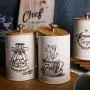 Bouteilles de Rangement Pots - Jeu de 3pcs Réservoirs Métalliques Utensiles Multifonctionnels Boîte Carrée pour Thé Café Sucre Bouteilles de Rangement Pots - Jeu de 3pcs Réservoirs Métalliques Utensiles Multifonctionnels Boîte Carrée pour Thé Café Sucre