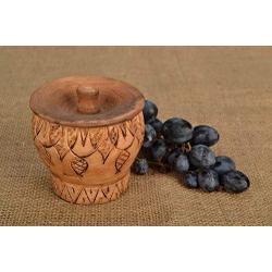 Storage Container Pot Ceramic Salt or Sugar Container Kitchen Utensils