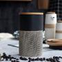Creative Ceramic Coffee Bean Jar Handmade Storage Bottle Sealed Coffee Bottle Kitchen Jar Sugar Dried Fruit Cereal Storage Tank,I