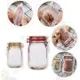 Wiederverwendbare Ziplock-Snackbeutel, 12 Stück, Niedlicher Fassbeutel mit Glaseffekt, Wiederverwendbare Sandwichesäcke, Geschirrspülergeeignet für Küche, Picknick, Camping, Organizer (Hoch x 2 + Lang x 3 + Mett x 3 + Breit x 4)