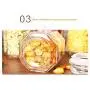 Bouteilles de rangement pour aliments en verre transparentes, 3 bouteilles rondes avec couvercles hermétiques, idéal pour les épices et autres aliments secs (800 ml) Bouteilles de rangement pour aliments en verre transparentes, 3 bouteilles rondes avec couvercles hermétiques, idéal pour les épices et autres aliments secs (800 ml)