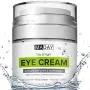 Augencreme – Reduziert Augenringe, Schwellungen und Tränensäcke – Effektive Anti-Aging-Behandlung – Anti-Aging-Augen Gel mit Hyaluronsäure, Gotu Kola Extrakt, Koffein – Erfrischender Augen Serum