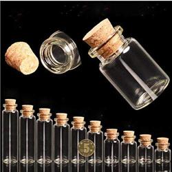 | Storage Bottles & Jars | 50pcs Mini Clear Cork Stopper Glass Bottles Vials Jars Containers Small Wishing Bottle with Cork For Wedding decoration S020B | by HUDITOOLS | 1 PCs