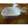 portmeirion 6.69" square storage jar w/ lock lid botanic garden sweet pea