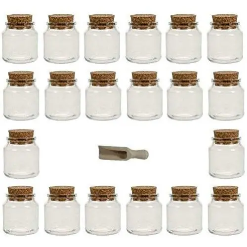 Ensemble de 8 épices Viva, bocaux en verre, transparent, 175 ml