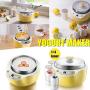 ROLL Cuisine Yogurt Maker, Automatic Digital Yogurt Maker Machine with Set Temperature, Includes Reusable Glass Jars for Instant Storage