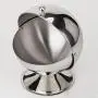 Stainless Steel Kitchen Spherical Sugar Bowl Seasoning Bottle Spice Tank Can Flip