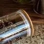 Glass Sealed Jars, Moisture-Proof Kitchen Food Containers, Storage Of Spices/Pasta/Oatmeal/Coffee Beans