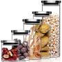Glass Jars With Stainless Steel Cover Glass Spice Jars Storage Tank Food Contain Coffee Bean Jars And Lips Sealed Jar 85x100mm