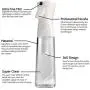 AquaMyst Continuous Spray Mist Water Bottle - Ultra Fine Pressurized Mister for Hair, Crafts, Painting, Plants - Single 300ml / 10.14 Ounce Bottle AquaMyst Continuous Spray Mist Water Bottle - Ultra Fine Pressurized Mister for Hair, Crafts, Painting, Plants - Single 300ml / 10.14 Ounce Bottle