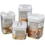 vinmax Kitchen Canister Set 4 packs Bottles for Coffee/Tea/Milk Powder/Spice Vacuum Storage Tank Jars vinmax Kitchen Canister Set 4 packs Bottles for Coffee/Tea/Milk Powder/Spice Vacuum Storage Tank Jars