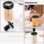 CSPFAIRY Food Grade Glass with Spoon Kitchen Spice Jars Seal Multifunction Solid Solution Seasoning Ketchup Bottle CSPFAIRY Food Grade Glass with Spoon Kitchen Spice Jars Seal Multifunction Solid Solution Seasoning Ketchup Bottle