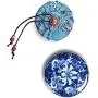 Druckglas Teekanne Küchen Lebensmittelbehälter Blau Weiß Kaffeebecher Mini Porzellan Teetasse Crockery Tee Kaffee Zucker Aufbewahrungsglas Tank, LHBXyishangxiaoguan