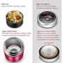 Soup Thermos Food Jar Wide Mouth Alxeme 27 oz Insulated Lunch Containers Stainless Steel Vacuum Thermal Bento Lunch Box for Hot Food with Folding Spoon Flexible Handle Leak Proof Food Flask ? RoseGold