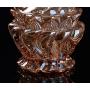 FUYU Royal Embossed Crystal Glass Jar With Lids Candy Jar Food Jar Jewelry Box