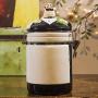 Shelf Floating European Ceramics Storage Jar Creative Kitchen Food Storage Tank Household Tea Coffee Storage Tank Sealed Jar. (Style : A)