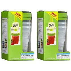 Ball Plastic Pint Freezer Jars with Snap-On Lids | 8-Ounces | 3-Count per Pack (2-Pack)