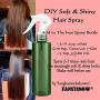 Empty Spray Bottles 7 oz - Spray Bottle For Hair With On-Off Control - UV Protection - For Taming Pets, Hair styling, Watering Plants, Perfumes & Cleaning Products (2 Pack) -Green