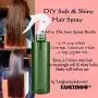 Leere Sprühflaschen 7 oz - Sprühflasche für Haar mit Ein-/Ausschalter – UV-Schutz – Für das Frizzige Haare von Haustieren, Haarstyling, Gießen von Pflanzen, Parfüms & Reinigungsmittel (2er Pack) – Grün