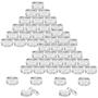 Foraineam 50 Pack Clear 5 Grams / 5ML Cosmetic Containers Diamond-shape Plastic Pot Jars With Lids Empty Cosmetic Sample Containers