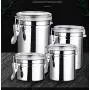 Conteneur à Café Voyage Pot à Graines de Café en Acier au Carbone en Acier Inox Pot à Épices Design Moderne avec Verre Transparent pour Service de Café, de Thé et d'Épices. Conteneur à Café Voyage Pot à Graines de Café en Acier au Carbone en Acier Inox Pot à Épices Design Moderne avec Verre Transparent pour Service de Café, de Thé et d'Épices.