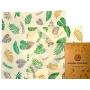 Beeswax Food Wrap Assorted Set of 3 - Eco Friendly Food Storage - Great Lunch Pack - Reusable Wrappings - Sustainable and Durable Food Cover - Non Toxic, Plastic Free, 100% Organic, Good for Vegan!!