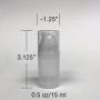 Empty Airless Bottle - Metal Free! Choose from 5 Sizes: 15ml/0.5oz, 30ml/1oz, 50ml/1.7oz, 100ml/3.4oz, or 150ml/5.1oz in Natural Plastic for Cream/Serum/Treatment/Lotion/Oil/Gel/Cosmetics - Air Less Travel Size Pump/Dispenser/Container 1x 30ml