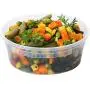 [TashiBox] 8 oz food storage deli containers with lids - 40 sets