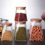 Glass Sealed Jars, Kitchen Household Grain Containers, Storage Spices/Oatmeal/Beans/Coffee Beans